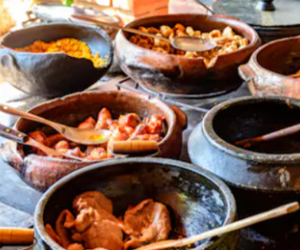 High flame use - Tribal clay cookware