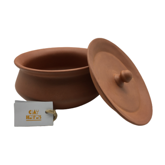 Degchi - Clay pot with flat lid