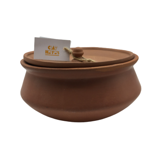 Degchi - Clay pot with flat lid